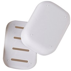 Streetlamp 簡約塑膠瀝水肥皂架, 1個, 藍色