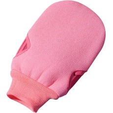 코코마트 양면 스크럽 때밀이 장갑, 핑크, 1개, 1개입