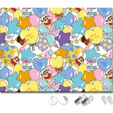 TUCO.B 蠟筆小新慶祝派對圖案掛畫, SC-BN-09L