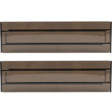 간편한 서랍 칸 분리대, 블랙, 2개