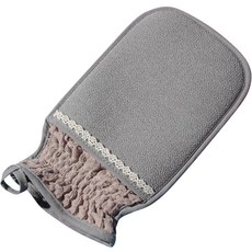 코코마트 시보리 목욕 때밀이 장갑, 그레이, 1개, 1개입