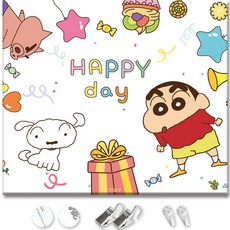 TUCO.B 蠟筆小新慶祝派對圖案掛畫, SC-BN-03M