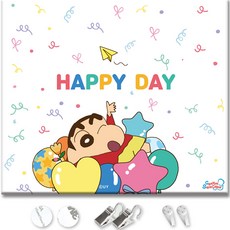 TUCO.B 蠟筆小新慶祝派對圖案掛畫, SC-BN-04M