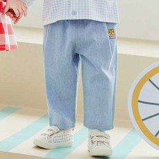 Molly Melly 嬰兒藍色寬鬆褲