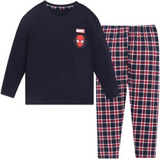 男童蜘蛛人PES九分睡衣T恤+褲子套裝 61823