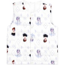 女童卡通冰雪奇緣輕量鋪棉背心