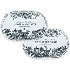 DC 可水洗矽藻土防滑墊 北歐風橢圓款, 白色