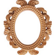 利安貝爾 復古小物 歐式古董相片桌迷你相框 31#, 金色, 1個