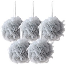 퍼즈생활건강 플라워 샤워볼, 5개, 1개입, 블루