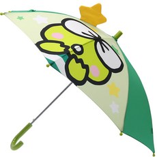 三麗鷗 兒童 大眼蛙可洛比 47 甜星立體閃光長柄傘 MUHKU10049