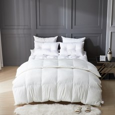 Goose & Home 冬季超細莫代爾鵝絨被 800g, 白色