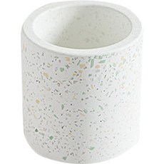 위더홈 심플 테마 테라조 칫솔 홀더, 그린, 1개