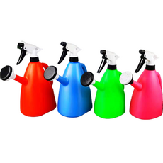 圓形手柄澆水器 噴霧器 顏色隨機 1000ml, 1個