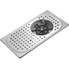 KALDIN 嵌入式高壓洗杯器 玻璃杯沖洗器 小型, 1個, 銀色