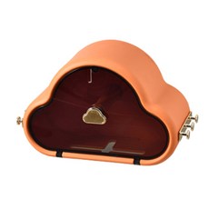 雲朵掛勾捲筒衛生紙架, 橘色, 1個