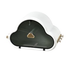 12 Round 多用途雲朵衛生紙架, 白色, 1個
