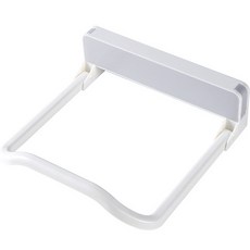 로이윙 욕실 벽 접이식 거치대 후크 행거, 그레이, 1개