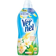 Vernell 杏仁花織物柔順劑, 1個, 1.8L