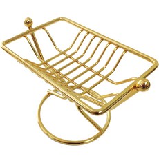 新上漆的肥皂架, 1個, 金色