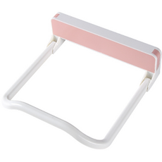 로이윙 다용도 무타공 욕실 선반 걸이, 핑크, 1개