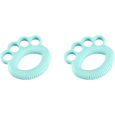 티앤비스포츠 레이크 손가락 마사지 그립운동 악력기 2p, 민트