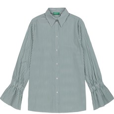 benetton 女款條紋襯衫 5ERHDQ03090