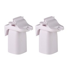 공감피크 무타공 치약걸이, 화이트, 2개