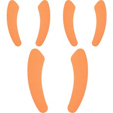 黏貼式馬桶坐墊貼 均碼 2入組, 3組, 橘