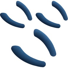 黏貼式馬桶坐墊貼 均碼 2入組, 3套, 海軍藍