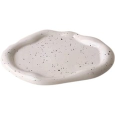 Dapersales 珠寶飾品裝飾托盤, 條紋白