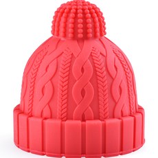 크리스탈클라우드 털모자 실리콘 와인 병 스토퍼 세이버 마개, 레드, 1개