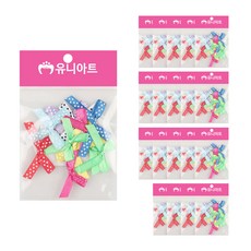 Uniart 圓點迷你蝴蝶結 14入, 混和色, 20個
