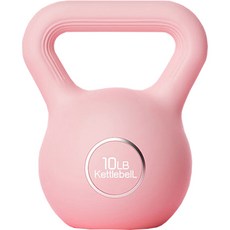 순잠 피트니스 케틀벨, 1개, 4.6kg, 핑크