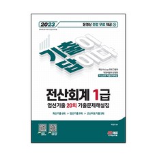 Sidaeedu 2023 歷屆試題就是答案 電腦會計1級 嚴選20回歷屆試題解析集, SD EDU