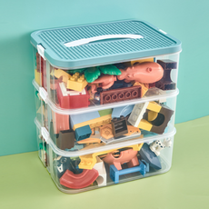 樂高迷你車工具 3 層存儲組織者, 1個, 薄荷綠