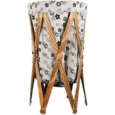 布料原木洗衣籃, 花朵