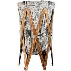 布料原木洗衣籃, 米色圖案