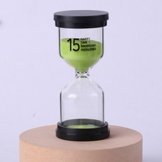 Ebero 簡約基本彩色 15分鐘沙漏, 綠色