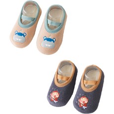 Joy Multi 男童 Raised Character 學步車日托室內鞋 2 件套