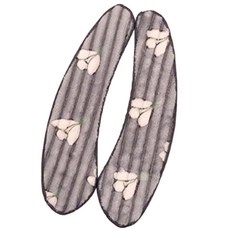 COCOMART 黏貼式冬季刷毛保暖防水馬桶坐墊 左右一組, 隨機出貨, 1套