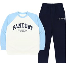 pancoat 兒童小學生奶油色上下裝套組