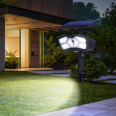 DJD LED 自動充電可拆卸 3 太陽能感應燈, 混色