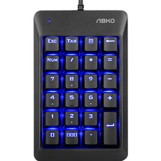 Abco 機械軸交換 LED 紅軸, 黑色, K523