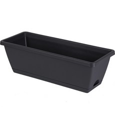 살림즈 가정용 미니 텃밭 사각 화분, 그레이, 1개