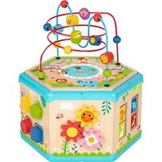 TOOKY TOY 拓客 幼兒七合一益智遊戲盒 261A, 混合色, 1個