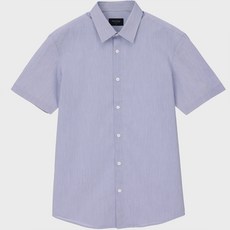 Mind Bridge Easy Care彈性橫條紋正裝中長版長袖襯衫 MWDS3184