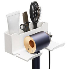 Gonggam Peak 壁掛式吹風機支架 短款, 白色, 1個