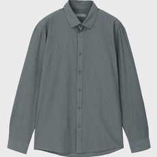 Mind Bridge 涼爽棉質長袖襯衫 MWWS3121