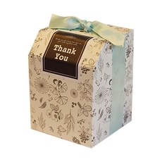 아이씨엘디자인 엣지사각 선물포장박스, Leaf, 10세트