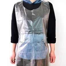 Ecobell 一次性圍裙 50p, 2組, 透明